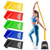 MAVIKS Stretch Bands for Exercise and Flexibility – Set of 5 Elastic Bands for Men and Women, Physical Therapy, Stretching, Mobility, Yoga & Home Fitness MAVIKS Stretch Bands for Exercise and Flexibility – Set of 5 Elastic Bands for Men and Women, Physical Therapy, Stretching, Mobility, Yoga & Home Fitness