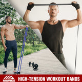 MAVIKS Pull-Up Assistance Bands Set of 5 – Heavy-Duty Resistance Bands for Pull-Ups, Strength Training, Powerlifting, Mobility & Full Body Workout – Exercise Bands for Men & Women MAVIKS Pull-Up Assistance Bands Set of 5 – Heavy-Duty Resistance Bands for Pull-Ups, Strength Training, Powerlifting, Mobility & Full Body Workout – Exercise Bands for Men & Women