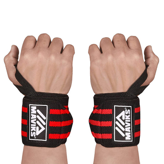 Gym Wrist Wraps for Weightlifting Men & Women with Thumb Loop Wrist Brace for For Weight Lifting, CrossFit, Powerlifting, Strength Training