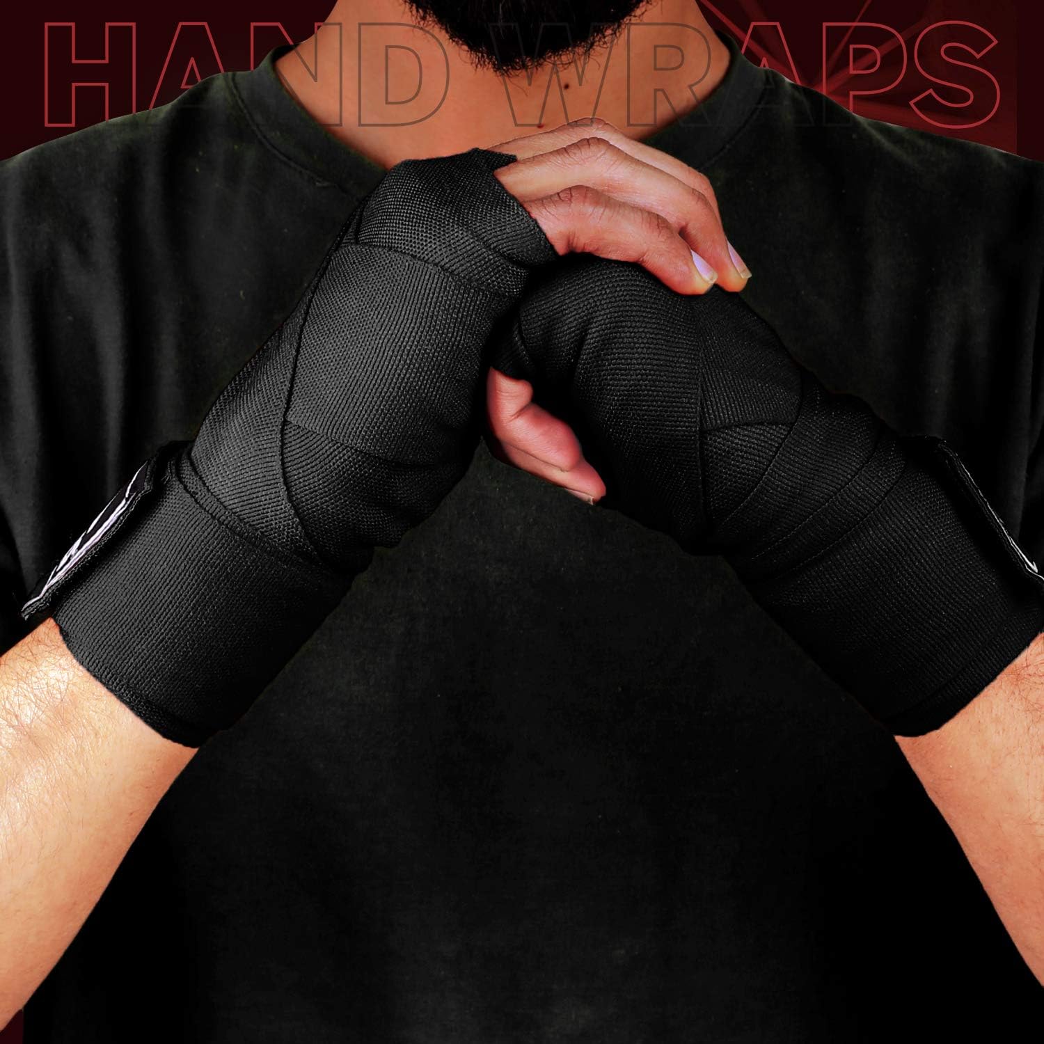 MAVIKS Boxing Hand Wraps 120 and 180 inch Bandages for Martial Arts Kickboxing Muay Thai MMA Training Sparring Men Women Inner Gloves Elastic Hand Wraps with Thumb Loop MAVIKS Boxing Hand Wraps 120 and 180 inch Bandages for Martial Arts Kickboxing Muay Thai MMA Training Sparring Men Women Inner Gloves Elastic Hand Wraps with Thumb Loop