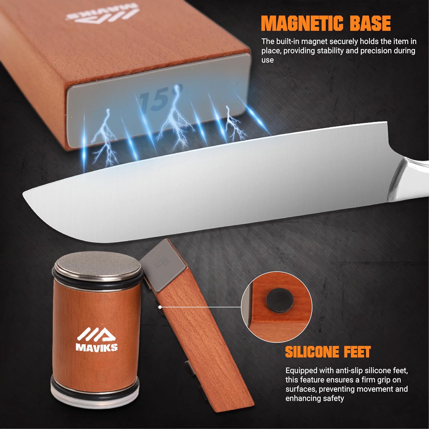 Rolling Knife Sharpener Kit Ceramic and Diamond Plated Knives Sharpener Polishing Disc Adjustable 15 20 Angles Non Slip Base for Precision Knife Sharpening with Leather Strop Rolling Knife Sharpener Kit Ceramic and Diamond Plated Knives Sharpener Polishing Disc Adjustable 15 20 Angles Non Slip Base for Precision Knife Sharpening with Leather Strop