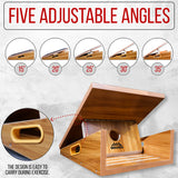 Professional Adjustable Calf Stretcher Slant Board for Squats for Ankle and Achilles Stretching, Posture Wooden Slant Board for Calf Stretching, Squat Wedge for Physical therapy & Exercise Professional Adjustable Calf Stretcher Slant Board for Squats for Ankle and Achilles Stretching, Posture Wooden Slant Board for Calf Stretching, Squat Wedge for Physical therapy & Exercise