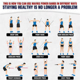 Power Resistance Bands Set of 5 β Heavy-Duty Powerlifting & Strength Training Bands for Men & Women β Workout Bands for Deadlifts, Squats, CrossFit & Full Body Fitness Power Resistance Bands Set of 5 β Heavy-Duty Powerlifting & Strength Training Bands for Men & Women β Workout Bands for Deadlifts, Squats, CrossFit & Full Body Fitness