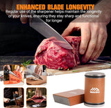 Rolling Knife Sharpener Kit Ceramic and Diamond Plated Knives Sharpener Polishing Disc Adjustable 15 20 Angles Non Slip Base for Precision Knife Sharpening with Leather Strop Rolling Knife Sharpener Kit Ceramic and Diamond Plated Knives Sharpener Polishing Disc Adjustable 15 20 Angles Non Slip Base for Precision Knife Sharpening with Leather Strop