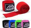 MAVIKS Boxing Hand Wraps 120 and 180 inch Bandages for Martial Arts Kickboxing Muay Thai MMA Training Sparring Men Women Inner Gloves Elastic Hand Wraps with Thumb Loop