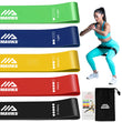 Exercise Resistance Bands for Working Out Set of 5 for Women and Men, Stretch Bands for Exercise, Physical Therapy, Arms Legs Workout, Stretching, Home Fitness