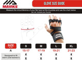 MAVIKS Black Crossfit Gym Fitness Gloves for Men Women UK Weight Lifting Workout Cross Training Hand Grips with Wrist Support for Pull Ups, Powerlifting, Bodybuilding, Calisthenics