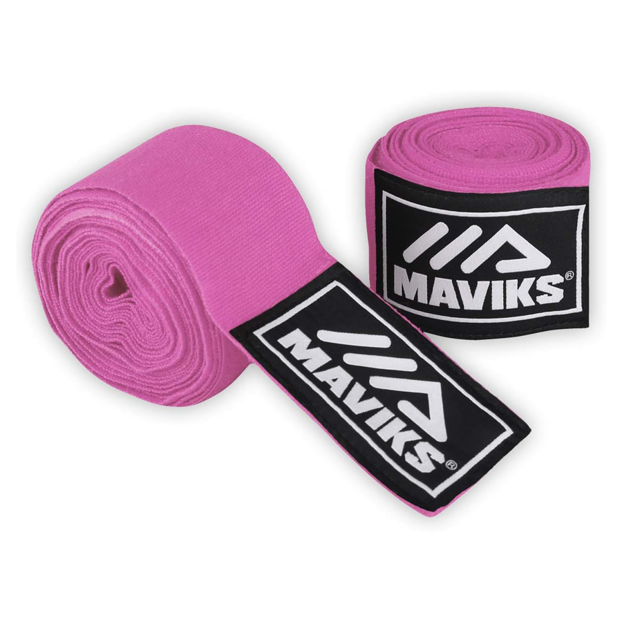 MAVIKS Boxing Hand Wraps 120 and 180 inch Bandages for Martial Arts Kickboxing Muay Thai MMA Training Sparring Men Women Inner Gloves Elastic Hand Wraps with Thumb Loop
